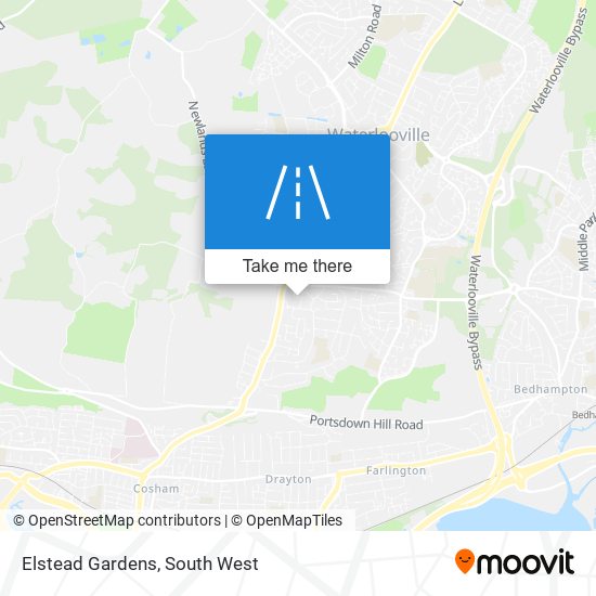 Elstead Gardens map