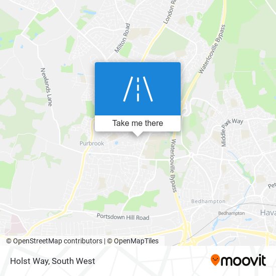 Holst Way map