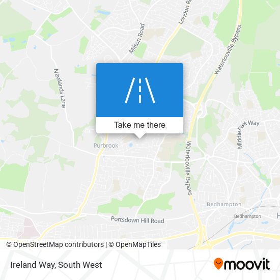 Ireland Way map