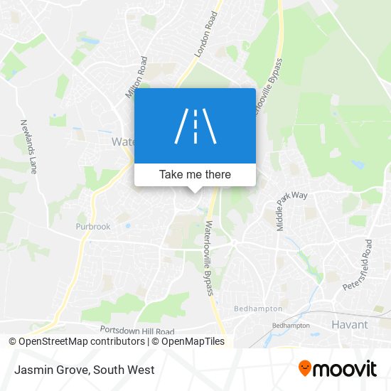 Jasmin Grove map