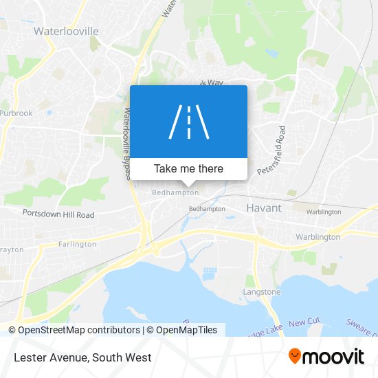 Lester Avenue map