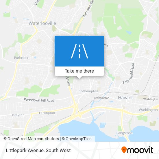 Littlepark Avenue map