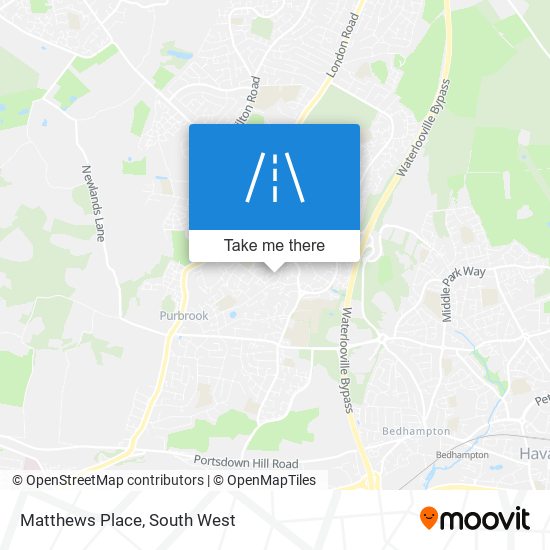 Matthews Place map