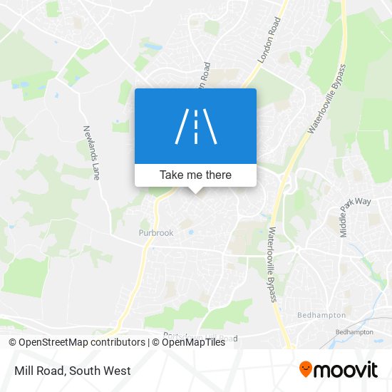 Mill Road map
