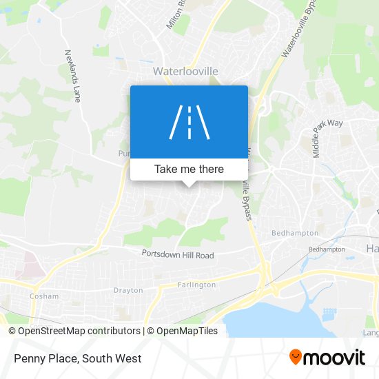 Penny Place map