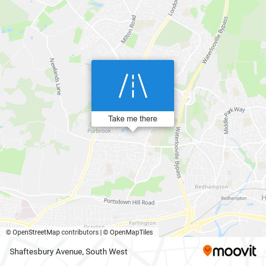 Shaftesbury Avenue map