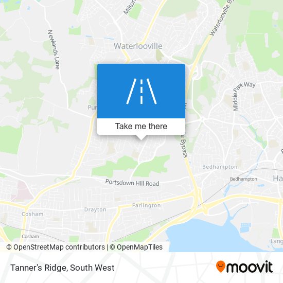 Tanner's Ridge map