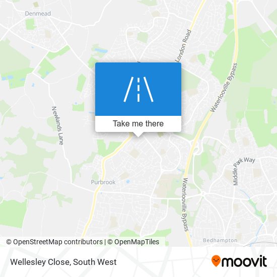 Wellesley Close map