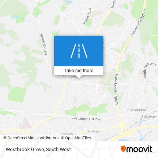 Westbrook Grove map