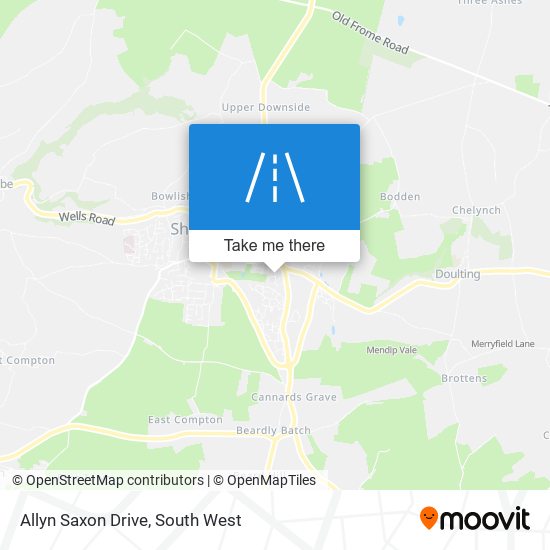 Allyn Saxon Drive map