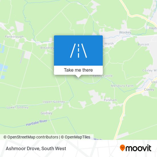 Ashmoor Drove map