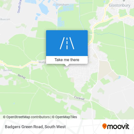 Badgers Green Road map