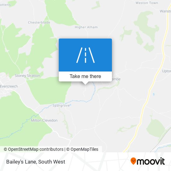 Bailey's Lane map