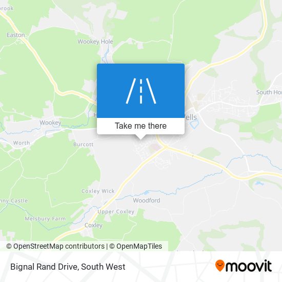 Bignal Rand Drive map