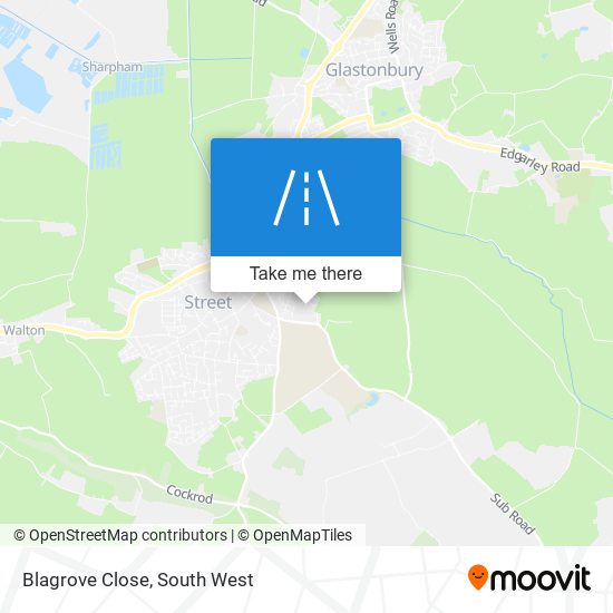 Blagrove Close map