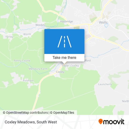 Coxley Meadows map