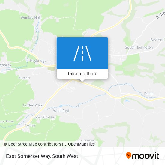 East Somerset Way map