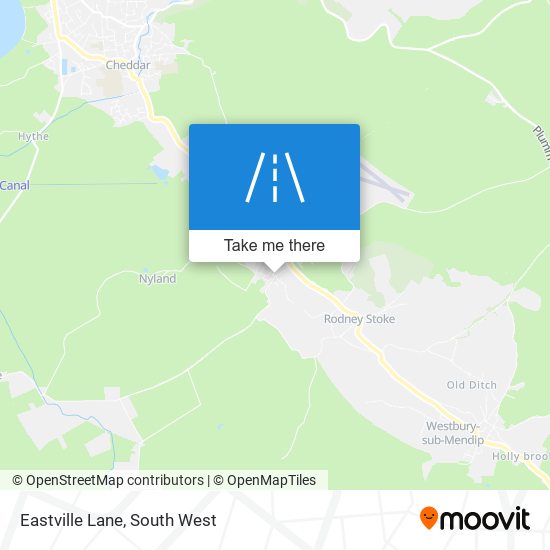 Eastville Lane map