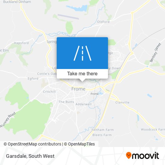 Garsdale map