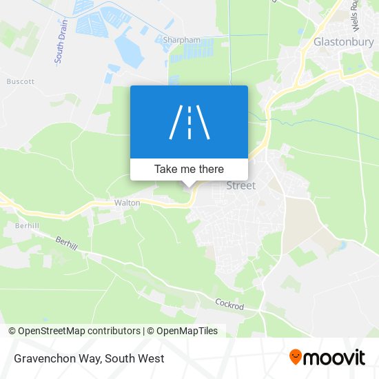 Gravenchon Way map