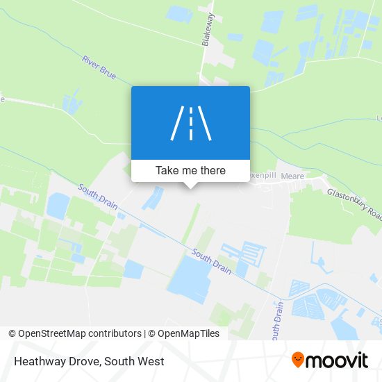 Heathway Drove map