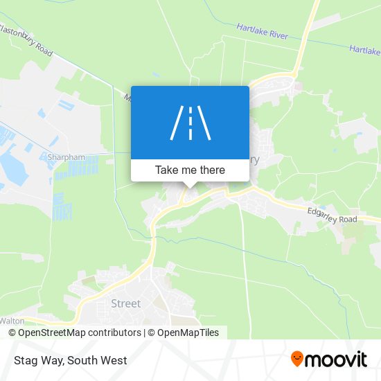 Stag Way map