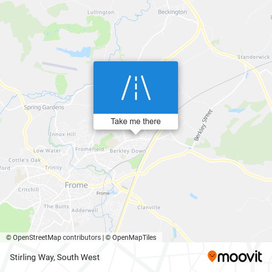 Stirling Way map