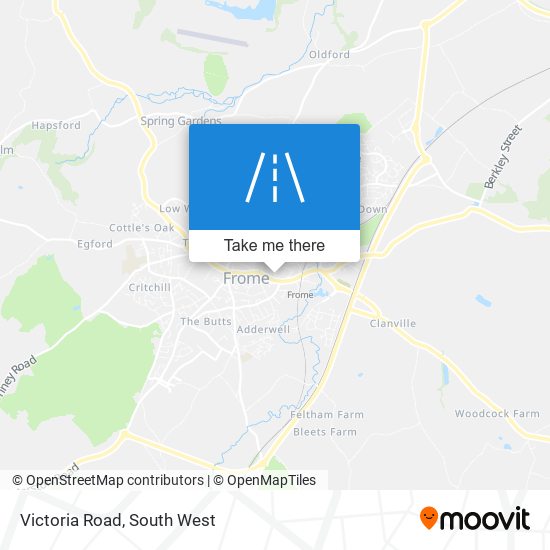 Victoria Road map