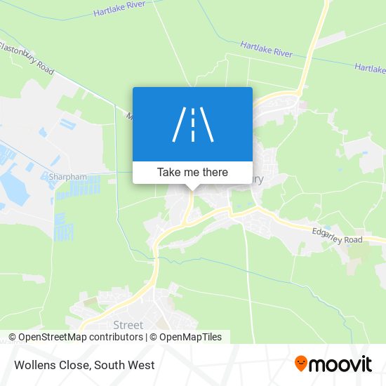 Wollens Close map