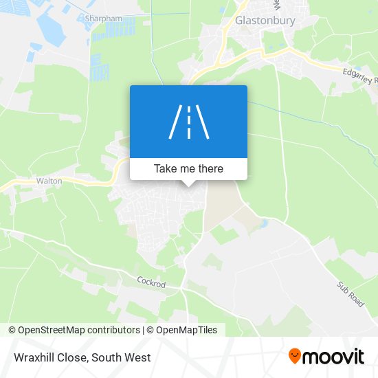 Wraxhill Close map