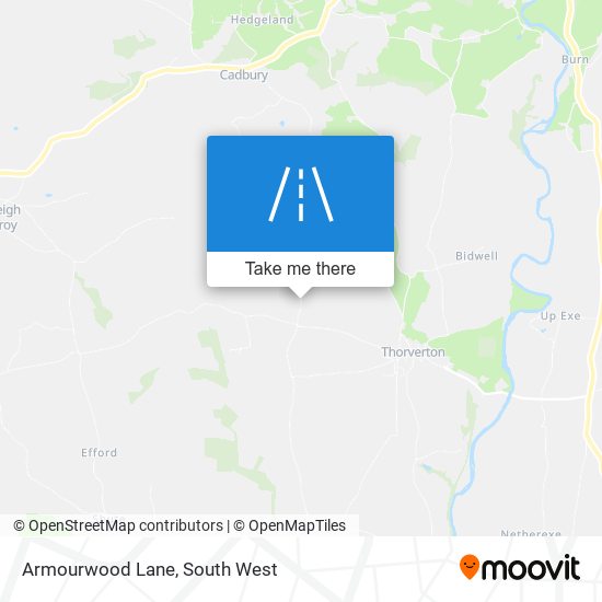 Armourwood Lane map