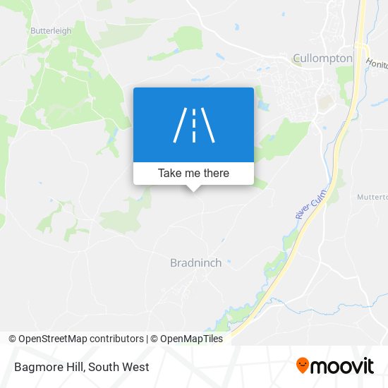 Bagmore Hill map
