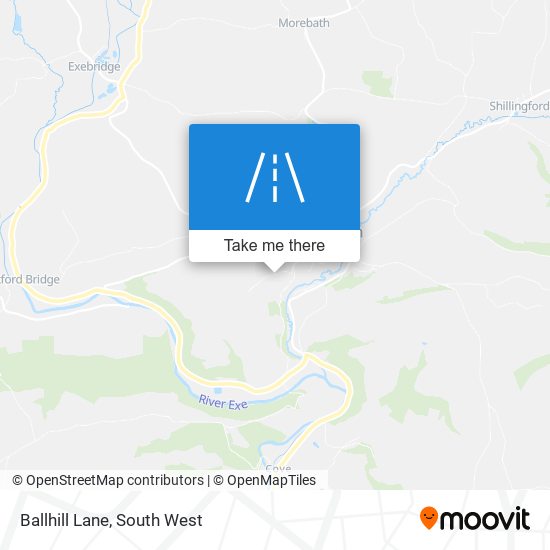 Ballhill Lane map