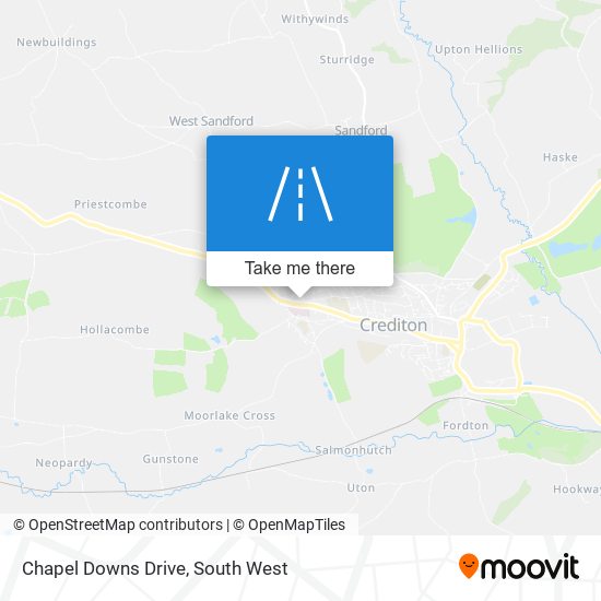 Chapel Downs Drive map