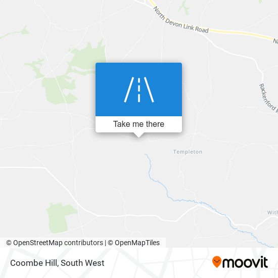 Coombe Hill map