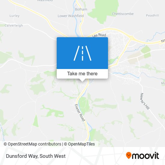 Dunsford Way map