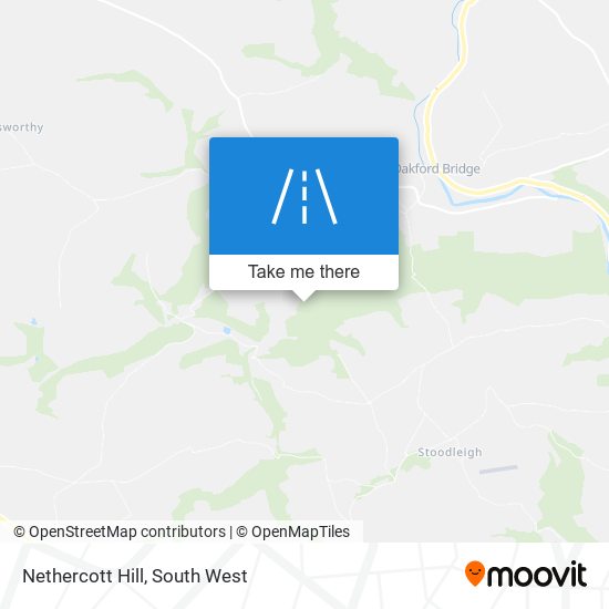 Nethercott Hill map