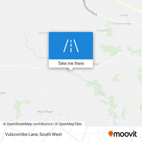Vulscombe Lane map
