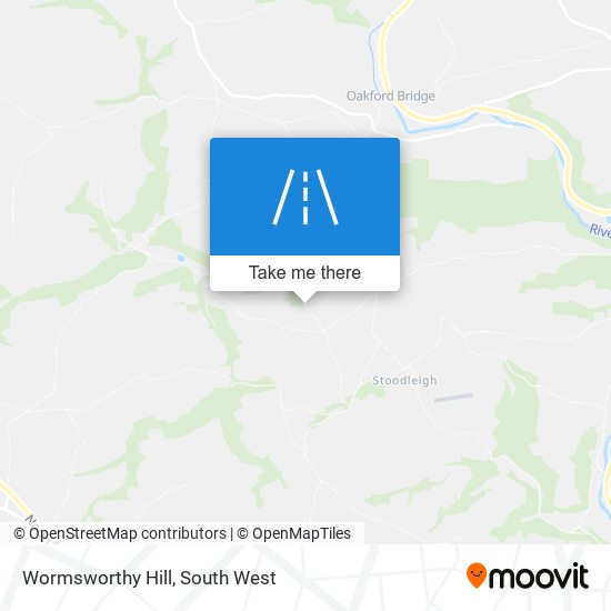 Wormsworthy Hill map