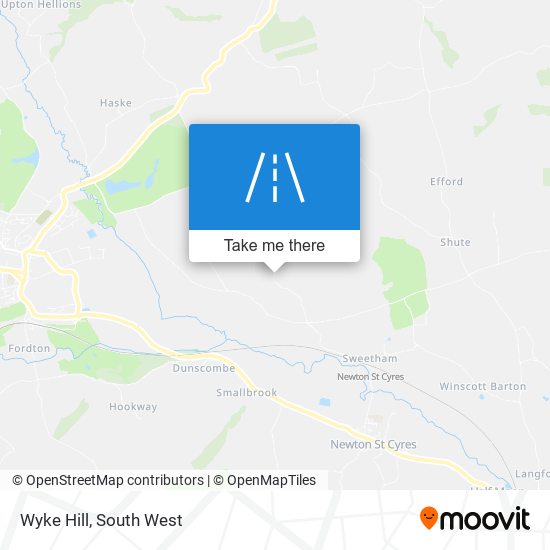 Wyke Hill map