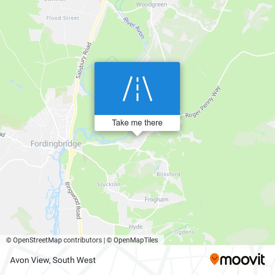 Avon View map