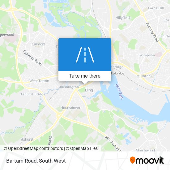 Bartam Road map