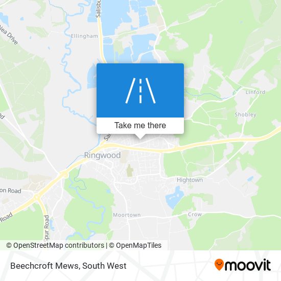 Beechcroft Mews map