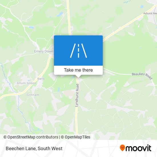 Beechen Lane map