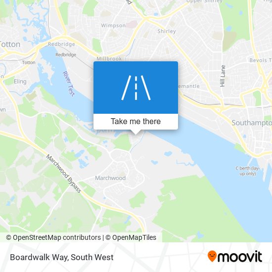 Boardwalk Way map