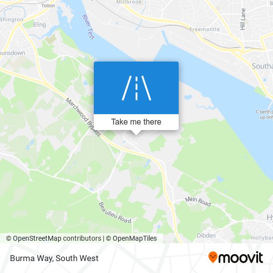 Burma Way map
