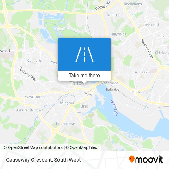 Causeway Crescent map