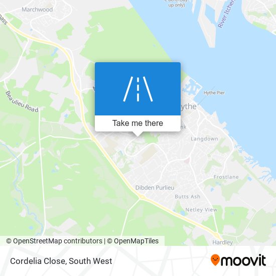 Cordelia Close map