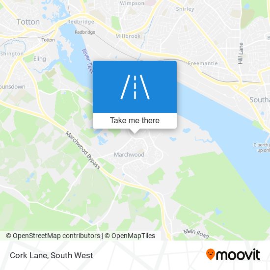 Cork Lane map