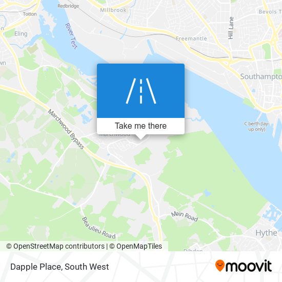 Dapple Place map